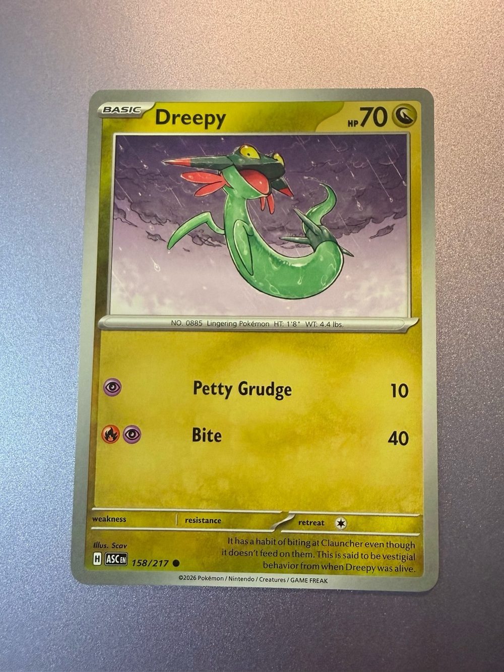 Pokemon TCG Dreepy 158/217